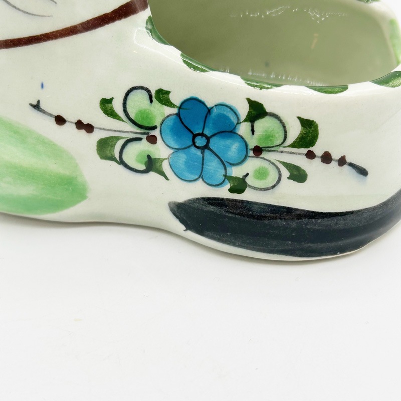 メキシコ　猫型アッシュトレイ 灰皿 絵付師サイン入りハンドペイント　トナラ焼