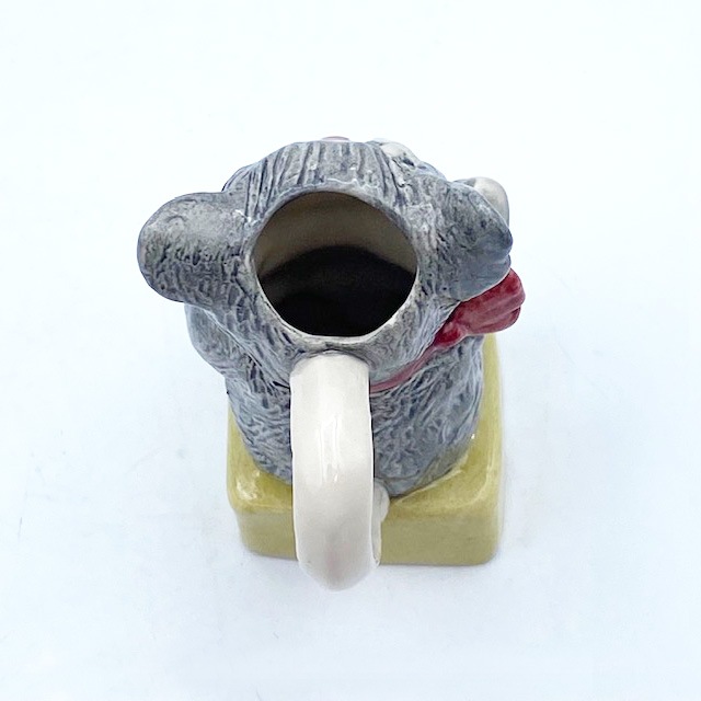 眼帯をした猫のミニジャグ　限定生産品シリアナンバー入り　KEVIN FRANCIS CERAMICS　