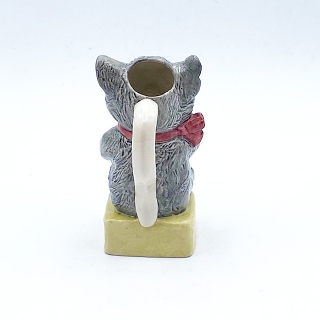 眼帯をした猫のミニジャグ　限定生産品シリアナンバー入り　KEVIN FRANCIS CERAMICS　