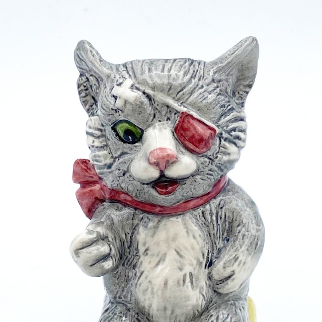 眼帯をした猫のミニジャグ 限定生産品シリアナンバー入り KEVIN