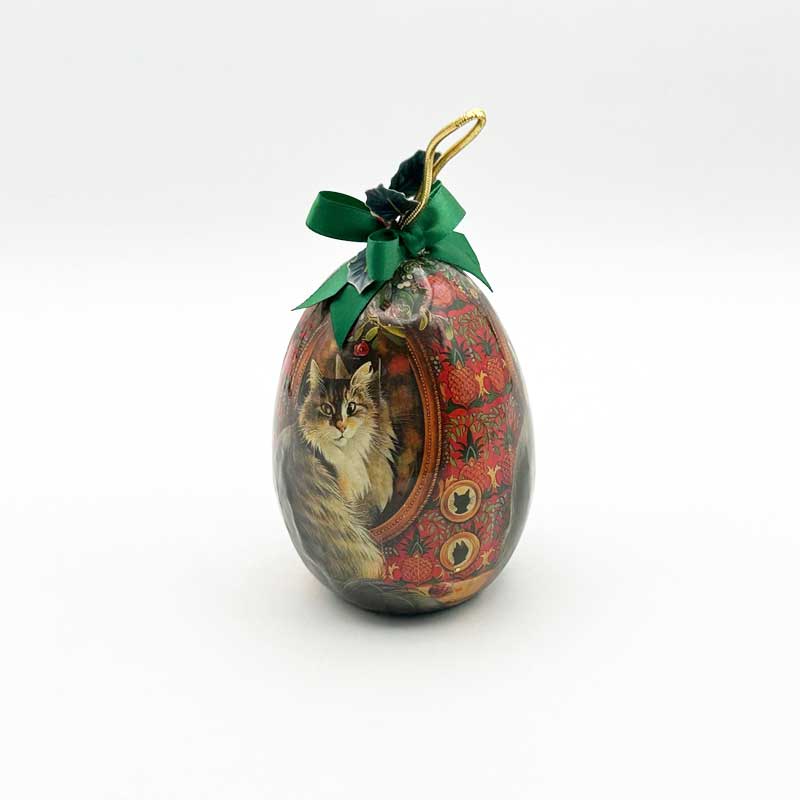 ENESCO レズリーアンアイボリー　クリスマスオーナメント 卵型　アグネッサ 1990年