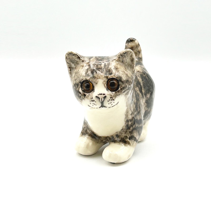 ウィンスタンレイキャット サバトラ白猫 スタンダードスタイル