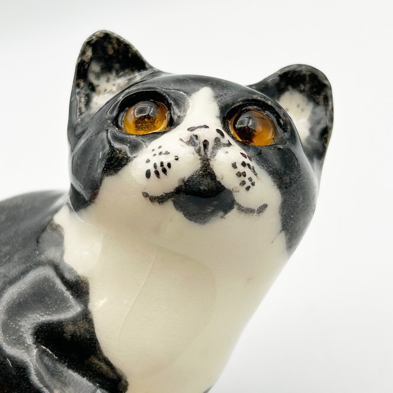 ウィンスタンレイキャット あご髭 黒白ハチワレちゃん サイズ1 ケンジントンキャット