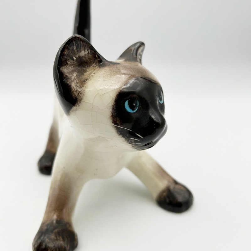 ヴィンテージ 初期のウィンスタンレイキャット シャム猫 ケンジントン時代 <レア> 