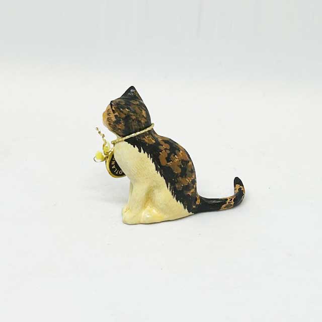 Hantel Pewter 茶トラ猫のミニチュア メタルフィギュア ハンテル社 TIM