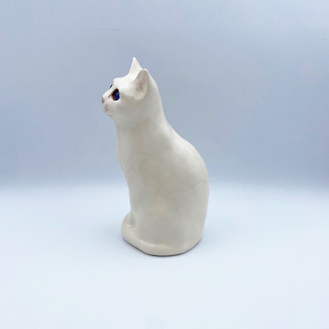 ウィンスタンレイキャット オッドアイのお座り白猫 サイズ3 ケンジントンキャット