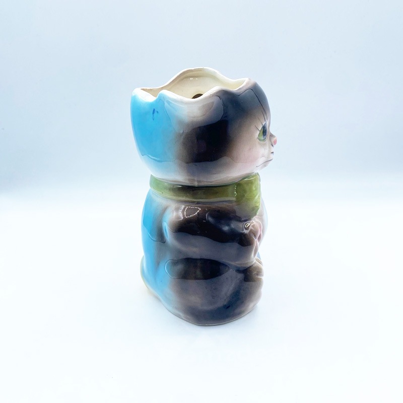 猫型ジャグ　猫型デキャンタ　ヴィンテージミルクピッチャー