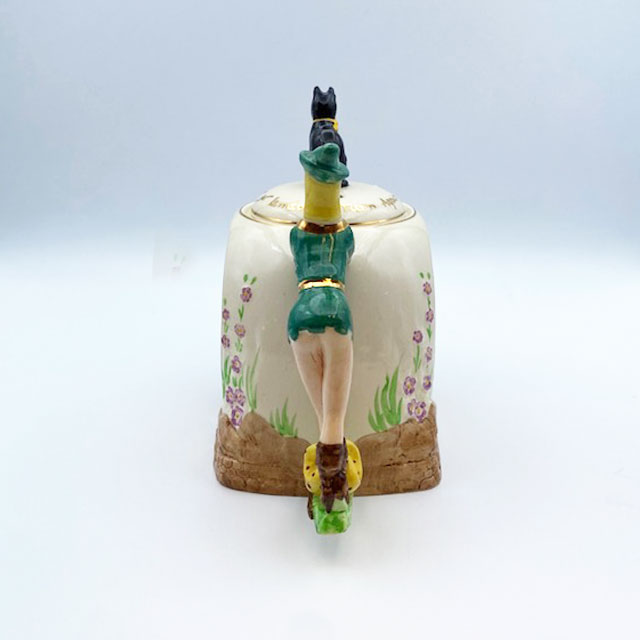 「ウィッティントンと猫」ティーポット Garden House Pottery 1940年代 イギリス製
