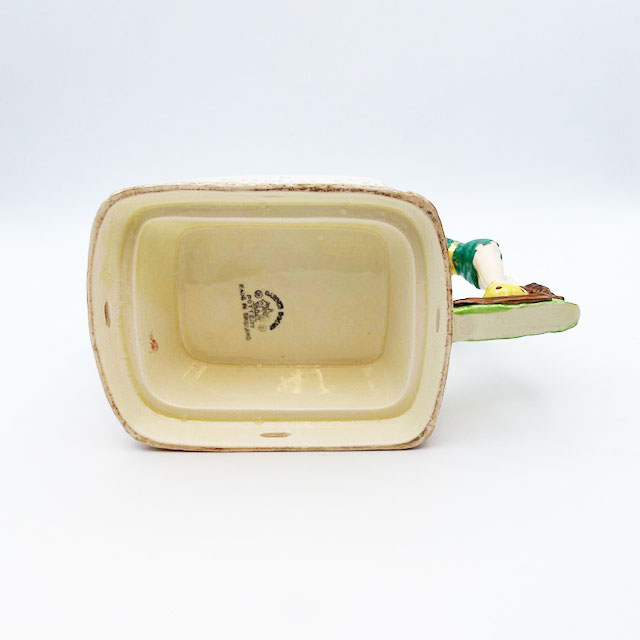 「ウィッティントンと猫」ティーポット Garden House Pottery 1940年代 イギリス製
