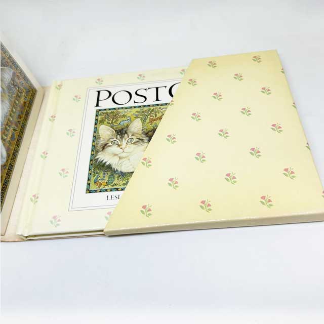 レズリーアンアイボリーPOSTCATS　猫の絵本と15枚のポストカードのセット 1989年
