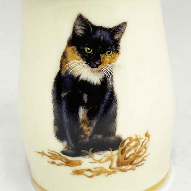 ダンバリーミント レズリー・アン・アイボリー猫のスパイスジャー メース / フィービー