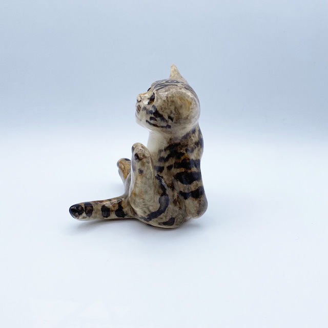 ☘️モデルNo.7☘️ ウィンスタンレイキャット初期作品キジトラ伏せ猫❣️