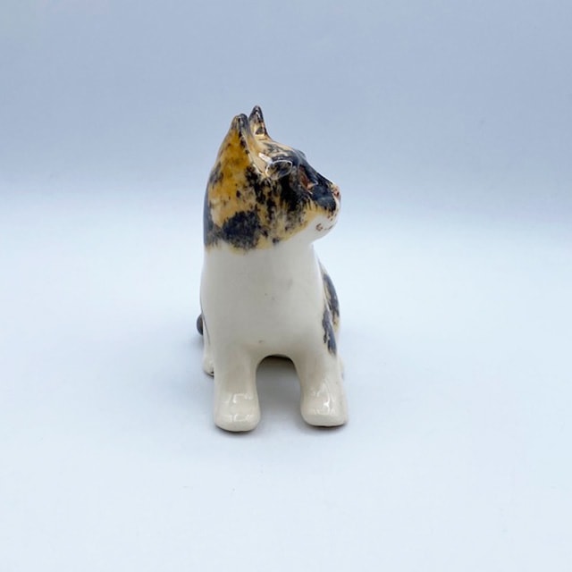 英国☆ウィンスタンレイ ケンジントンキャット☆キジトラ三毛猫☆サイズ1 ウィンスタンレイキャット ケンジントンキャット キジ白猫 陶器