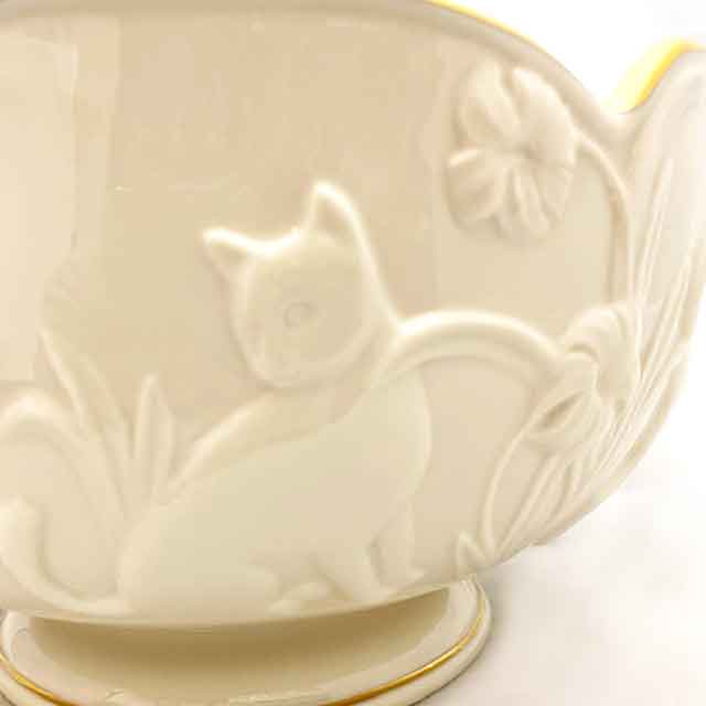 LENOX レノックス大型猫柄の限定版ボウル　直径23cm 2002年アメリカ製