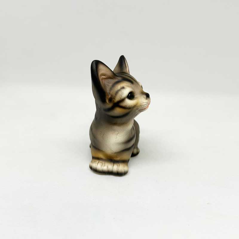 イタリア ドマン キジトラ猫のフィギュリン Kitty Collection by Demain 箱付