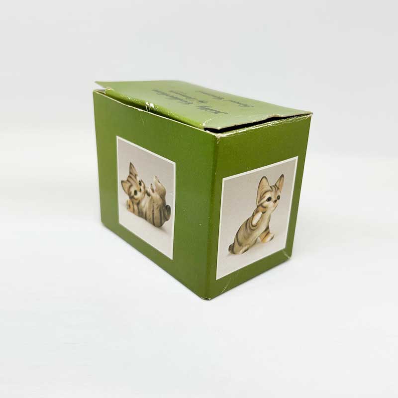 イタリア ドマン キジトラ猫のフィギュリン Kitty Collection by Demain 箱付