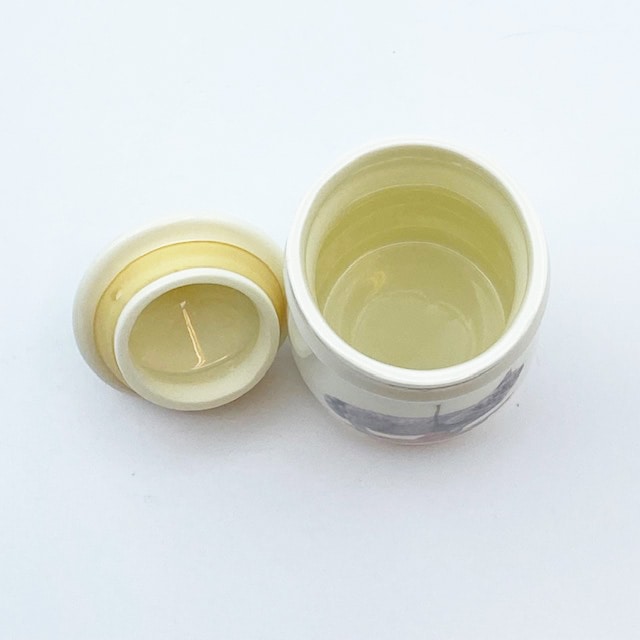 ダンバリーミント レズリー・アン・アイボリー猫のスパイスジャー