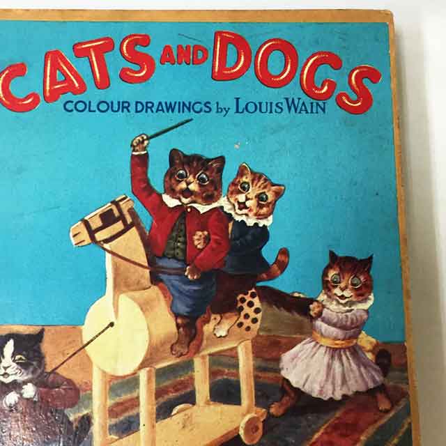 ルイスウェイン アンティーク本 CATS AND DOGS 1900年代初期