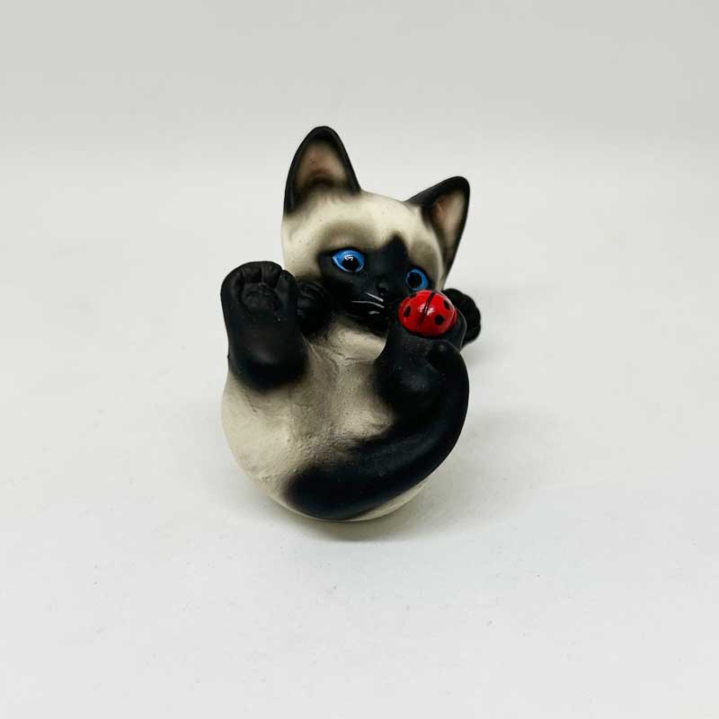 ベスウィック シャム猫 フィギュリン No.1887 ※他の2体と比べて小さめ ベスウィック シャム猫 フィギュリン No.1887 ※他の2体と比べて