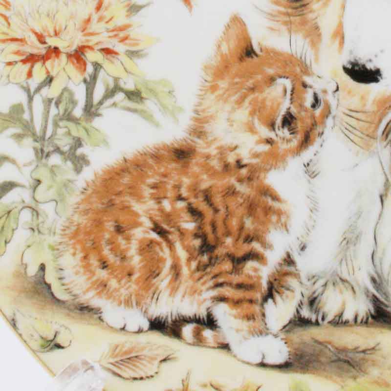 ロイヤルウースター猫プレート絵皿 Puppy Pal Hamilton Collection限定