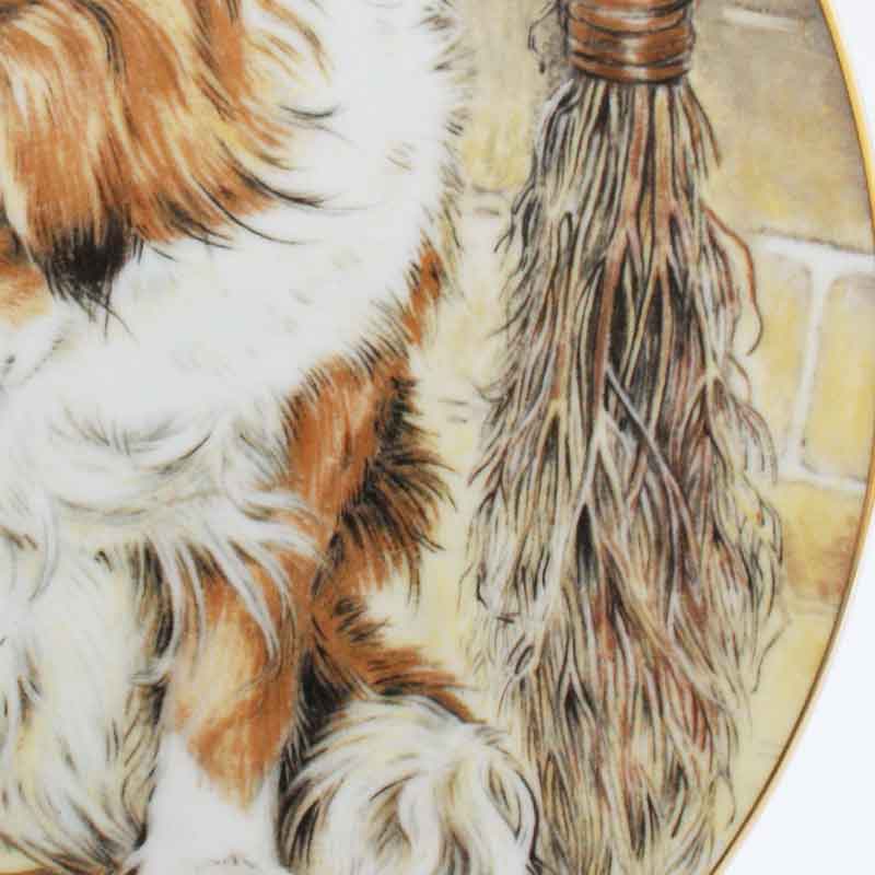 ロイヤルウースター猫プレート絵皿 Puppy Pal Hamilton Collection限定