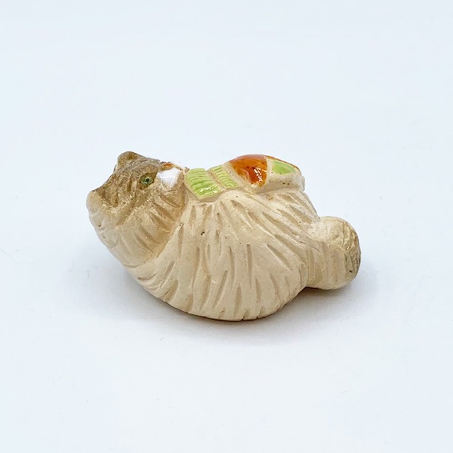 DeRosa デ・ローザコレクション 手のサイズの靴下にじゃれる猫 アーテサニア・リンコナダ