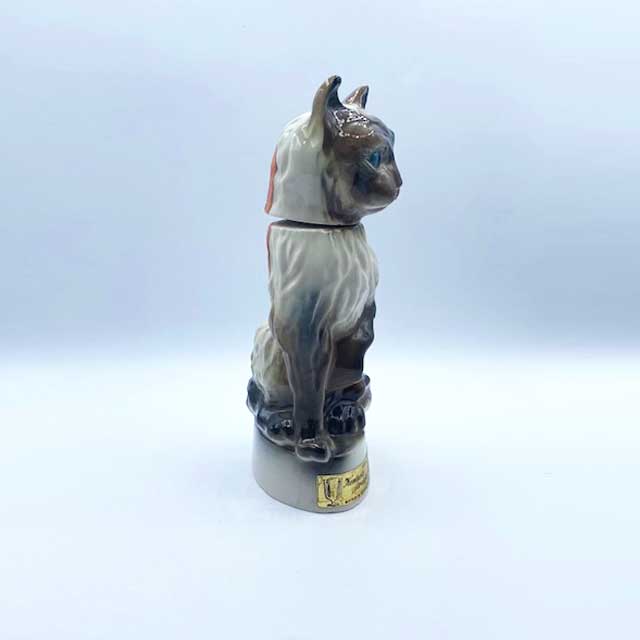 JIM BEAM　猫型の陶器製ウイスキーボトル　デキャンタ　1967年ヴィンテージ　シールポイント