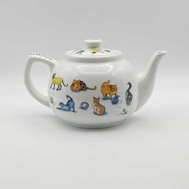 Cardew カデューデザイン 猫柄のティーポット 4杯分 2007年