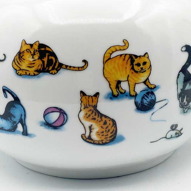 Cardew カデューデザイン 猫柄のティーポット 4杯分 2007年