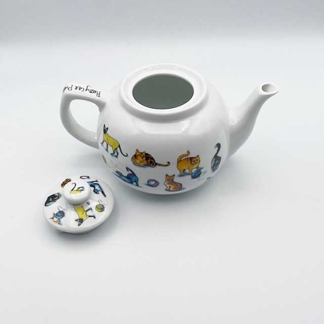 Cardew カデューデザイン 猫柄のティーポット 4杯分 2007年