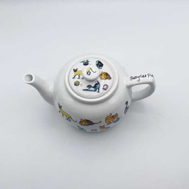 Cardew カデューデザイン 猫柄のティーポット 4杯分 2007年