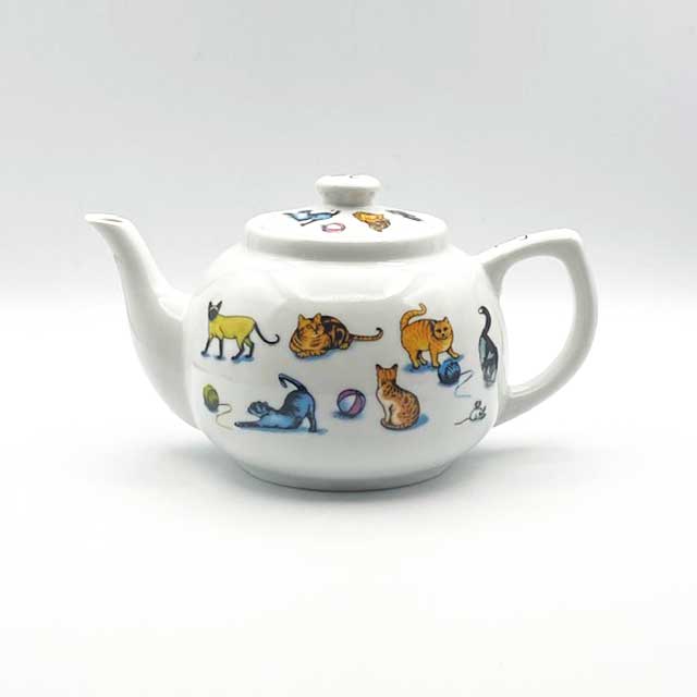 Cardew カデューデザイン 猫柄のティーポット 4杯分 2007年