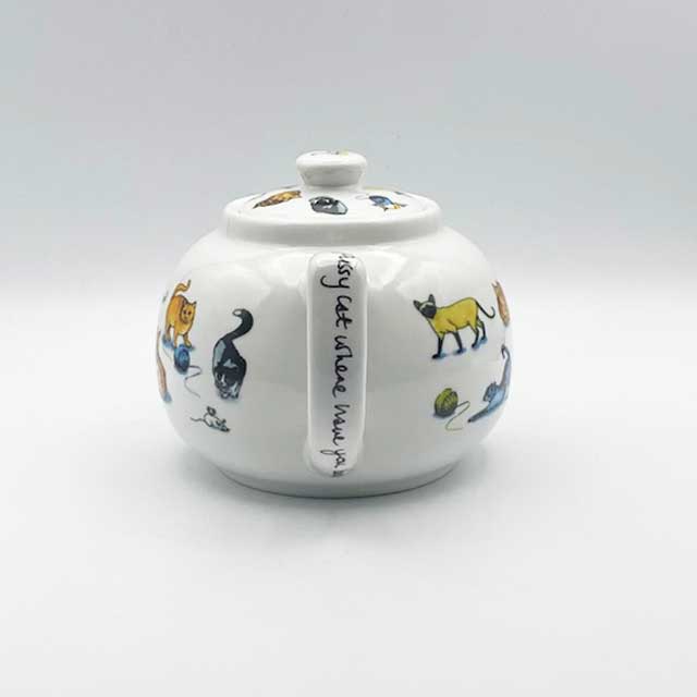 Cardew カデューデザイン 猫柄のティーポット 4杯分 2007年