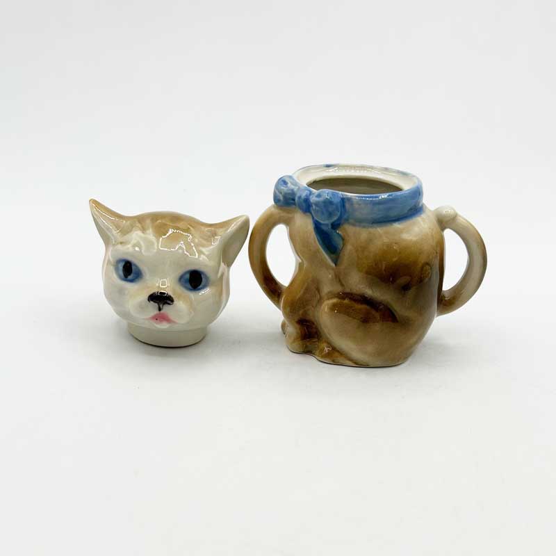 ヴィンテージ　日本製の猫型ティーポット 1950～1960年代　里帰品