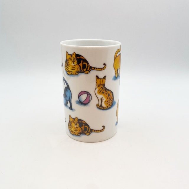 Cardew カデューデザイン 猫柄のマグカップ 2007年 細長 CARDEW