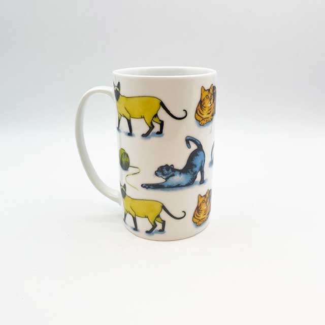Cardew カデューデザイン 猫柄のマグカップ 2007年 細長 CARDEW