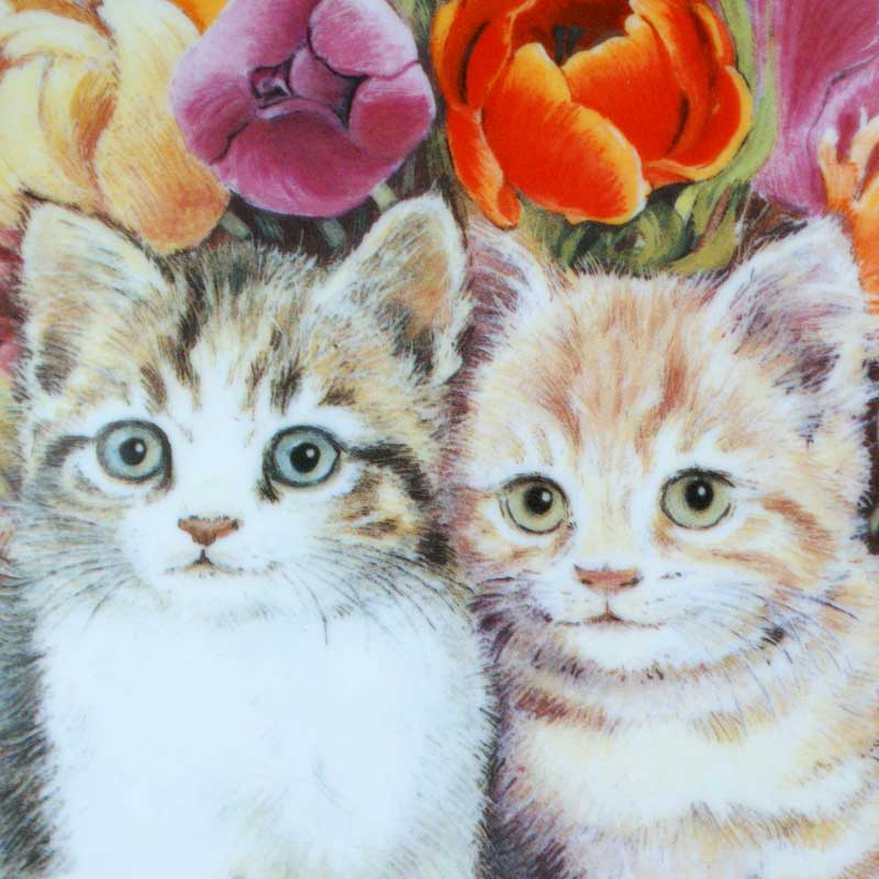  Worcester ロイヤルウースター 絵皿 猫 犬 プレートセット ロイヤルウースター猫プレート絵皿 Sitting Pretty パムクーパー