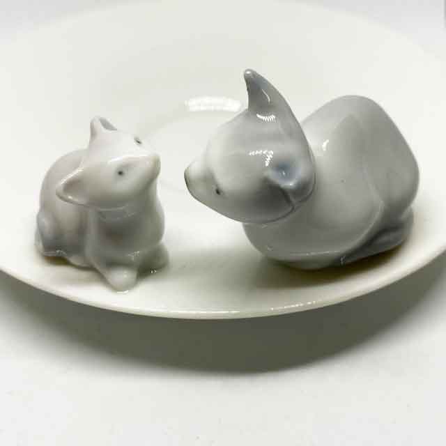 LLADRO リヤドロ 親子猫のカップ＆ソーサーHappy Tea Time モデル8300