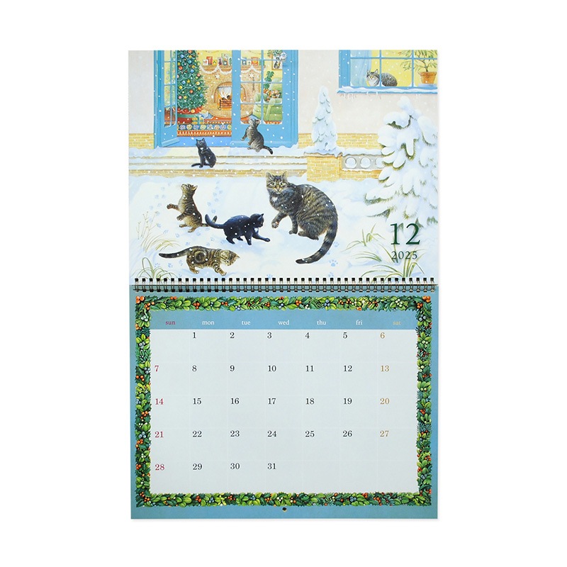 2025年カレンダー アイボリーキャッツ IVORY CATS 壁掛けカレンダー