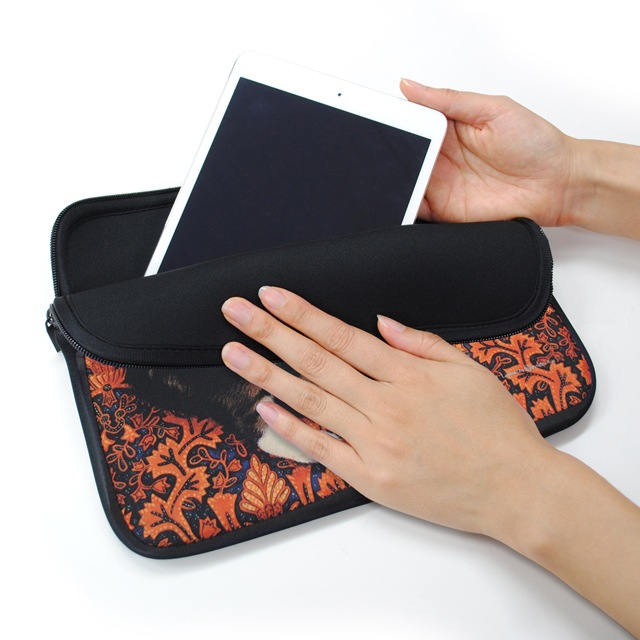 IVORY CATS タブレットポーチ モバイルケース　「ラグタイム」　レズリーアンアイボリー　