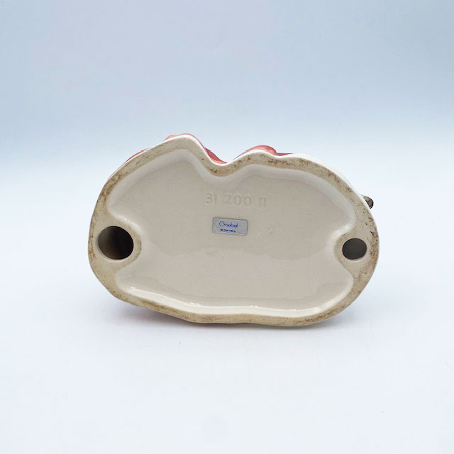 ゲーベル GOEBEL 白猫と小鳥のフィギュリン 西ドイツ 1970年代　＜レア＞