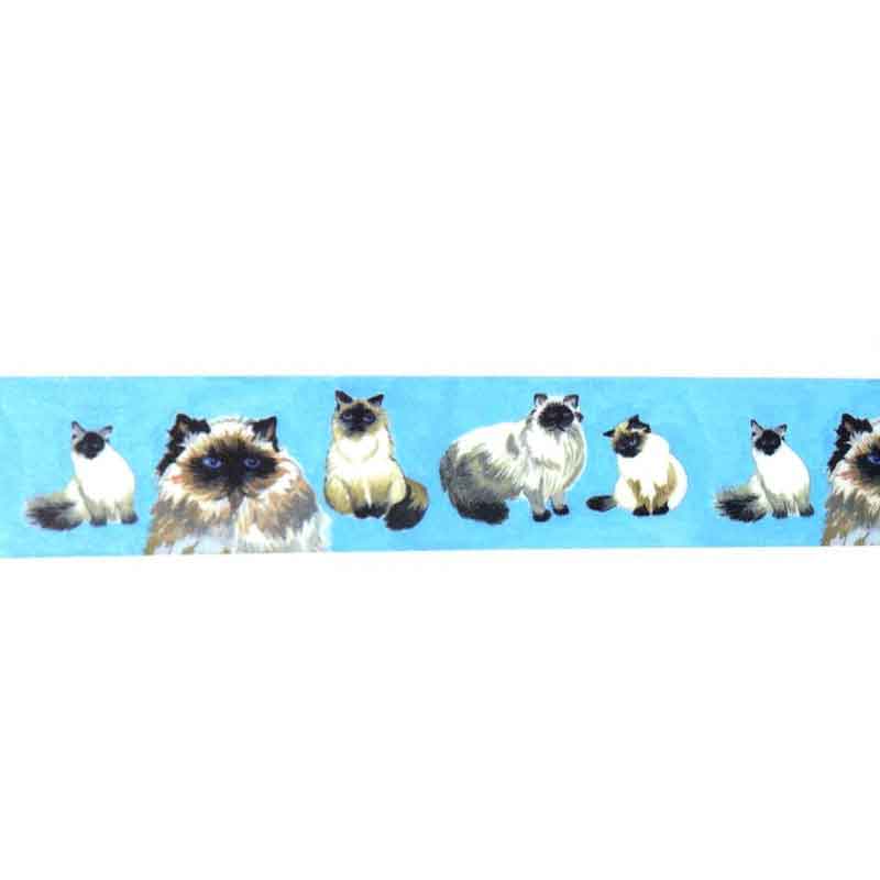 猫のマスキングテープ　ヒマラヤン KIMIKO IGUCHI