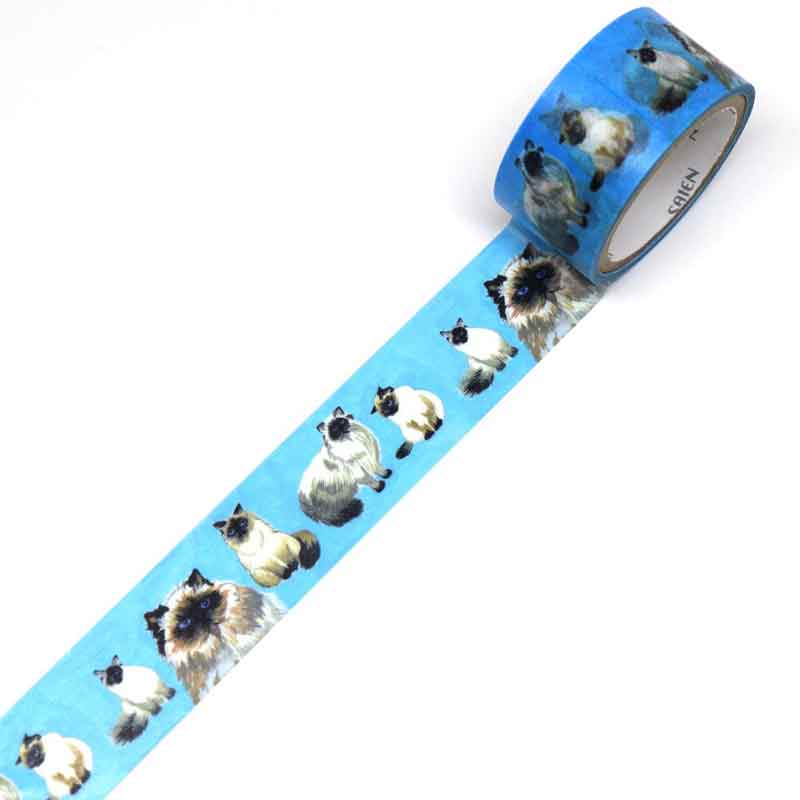 猫のマスキングテープ　ヒマラヤン KIMIKO IGUCHI