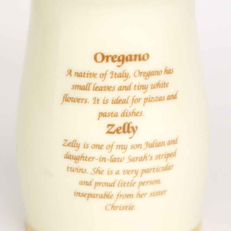 ダンバリーミント レズリー・アン・アイボリー猫のスパイスジャー