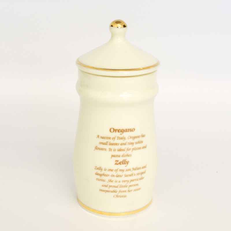 ダンバリーミント レズリー・アン・アイボリー猫のスパイスジャー