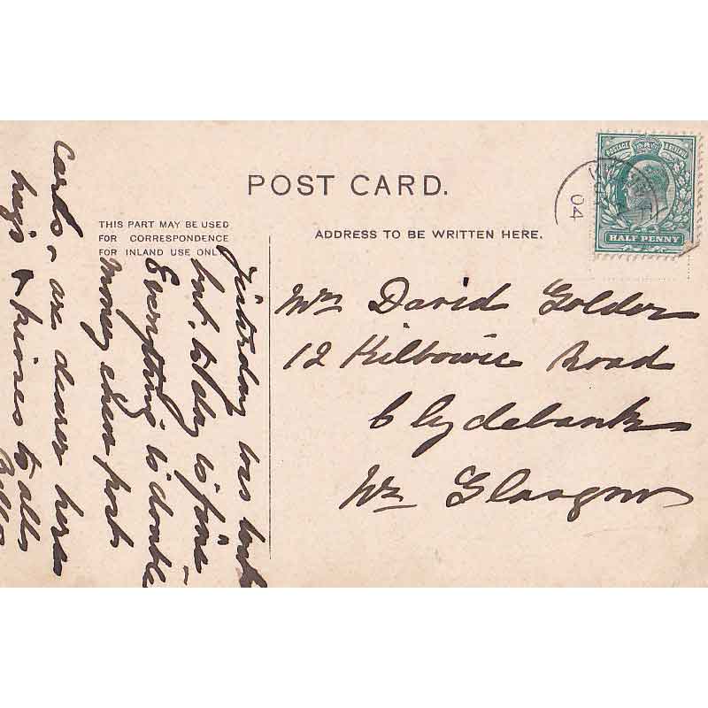 お花を植える3匹の子猫のイラストのポストカード Helena Maguire ヘレナ・マグワイア 1904年