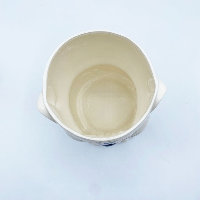 Norleans JAPAN  白猫とネズミのクッキージャー　日本製里帰品　1950年前後