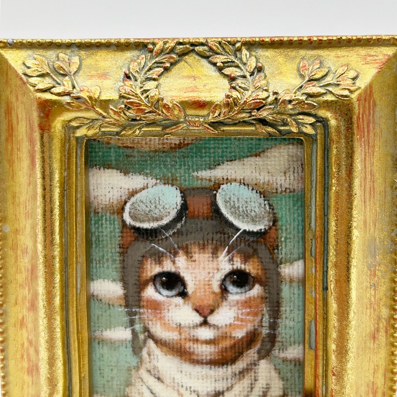 ヒコーキ野郎　髙橋幸恵　ミニアチュール絵画　Yukie Takahashi　