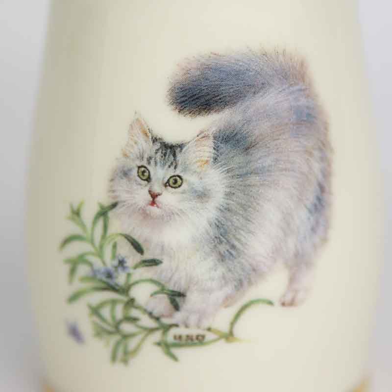 ダンバリーミント レズリー・アン・アイボリー猫のスパイスジャー ローズマリー / ロザリー