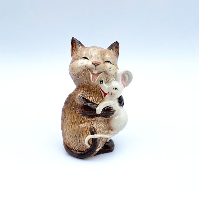 ベスウィック Beswick　笑う子猫とネズミのフィギュリン イギリス